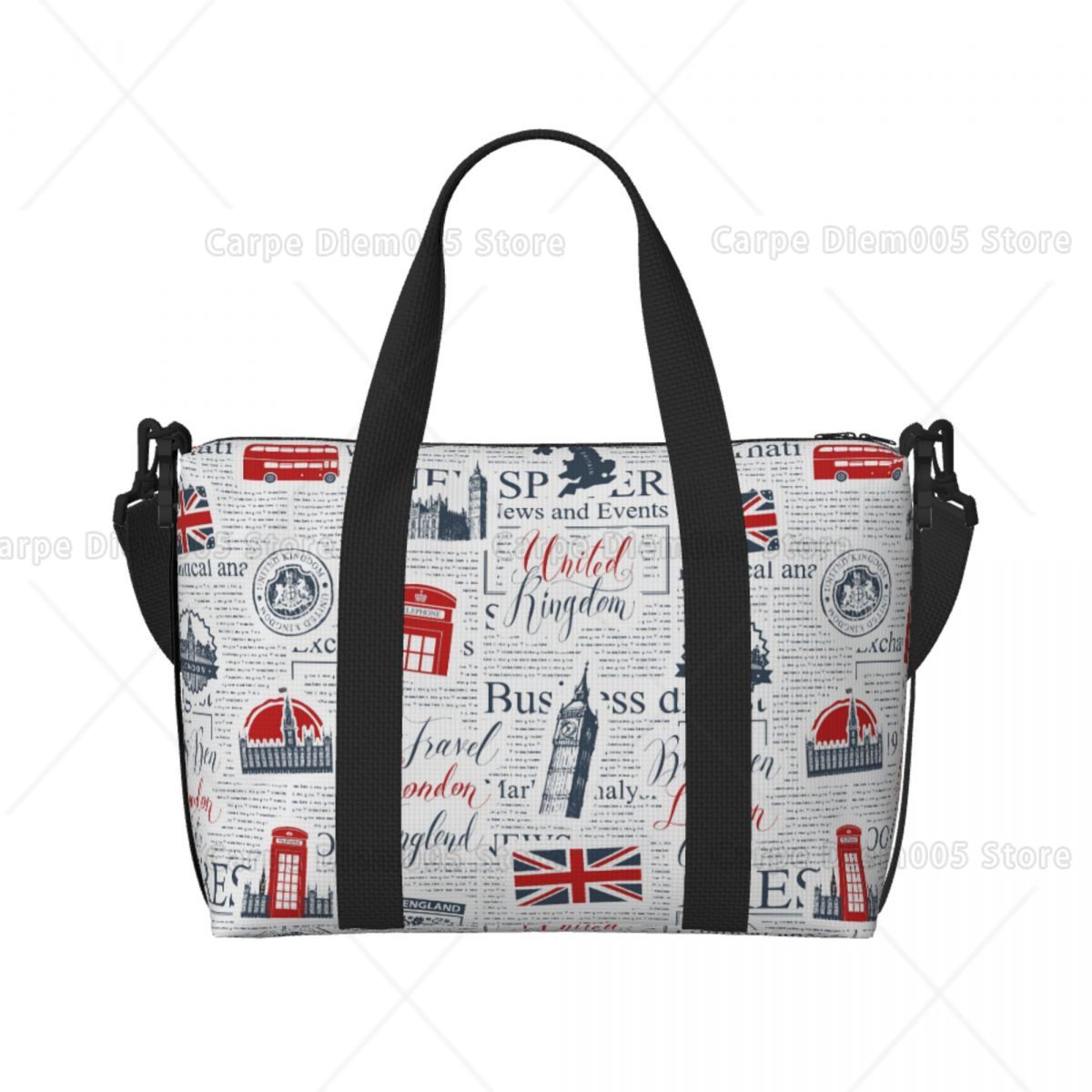 Women Bags In Uk - Borse da viaggio per giornali vintage