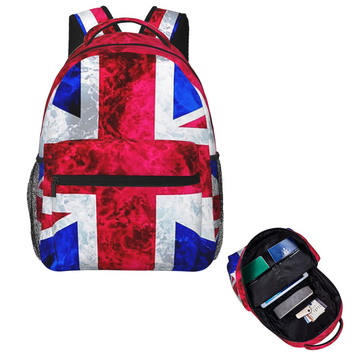 Women Bags In Uk - Zaino con Bandiera Union Jack del