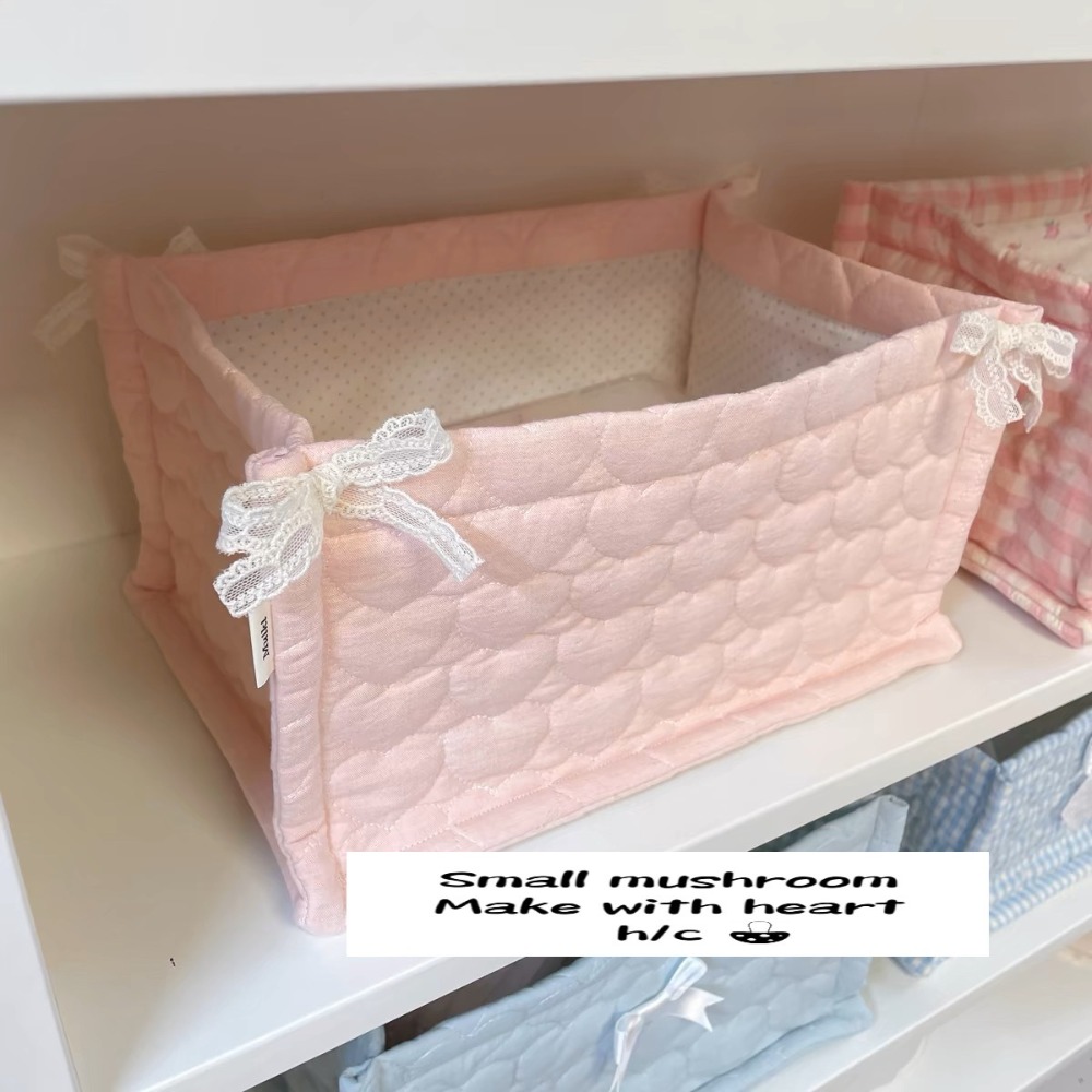Basket Bag Wicker - Cestino portaoggetti quadrato Ins Cestino per