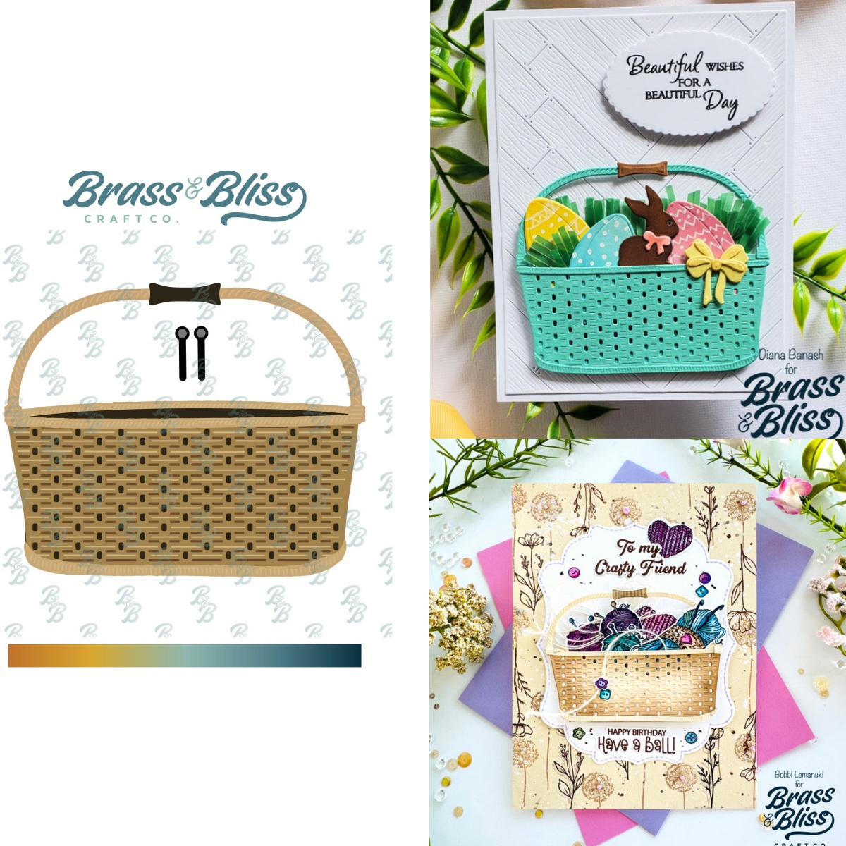 Basket Bag Wicker - Nuovi Fustelle in Metallo a Forma
