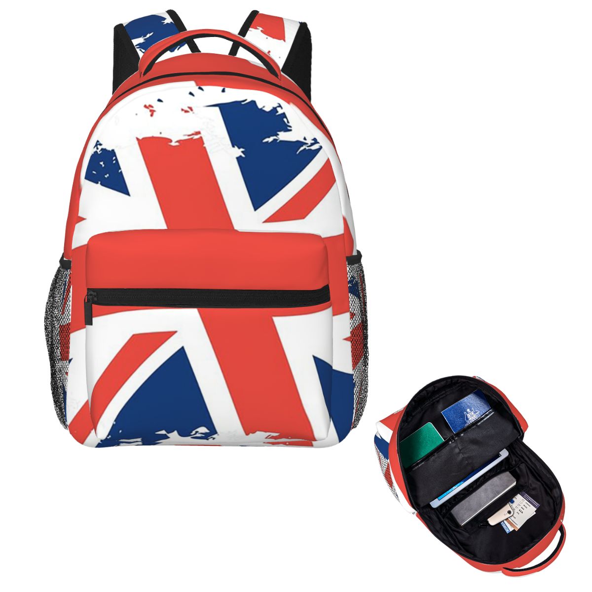 Women Bags In Uk - Zaino con Bandiera Union Jack del
