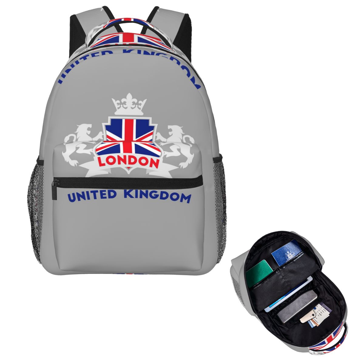 Women Bags In Uk - Zaino con Bandiera Union Jack del