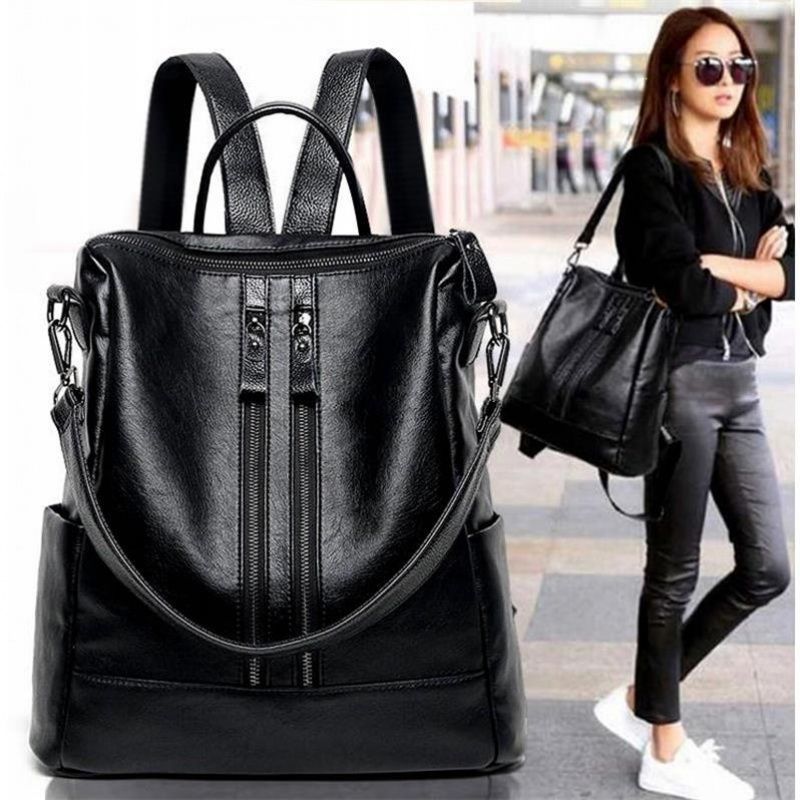 Women Bags For College - Zaino da donna in morbida pelle