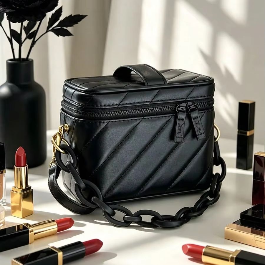 Women'S Ysl Bags Crossbody - Borsa per il trucco quadrata in