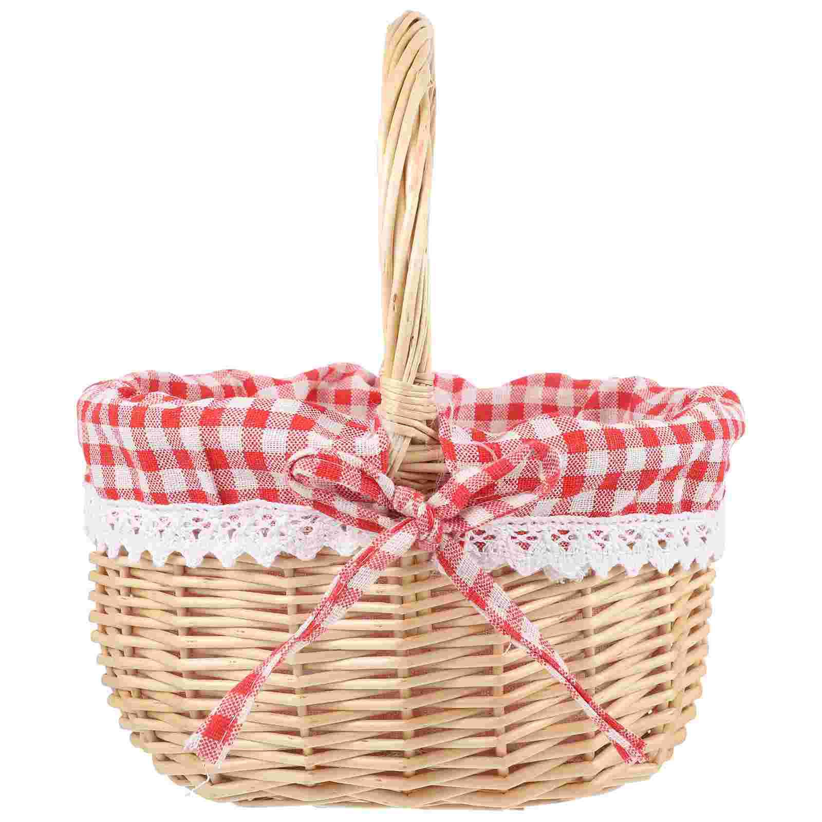 Basket Bag Wicker - Zerodeko Cappuccetto Rosso Cesto Borsa da