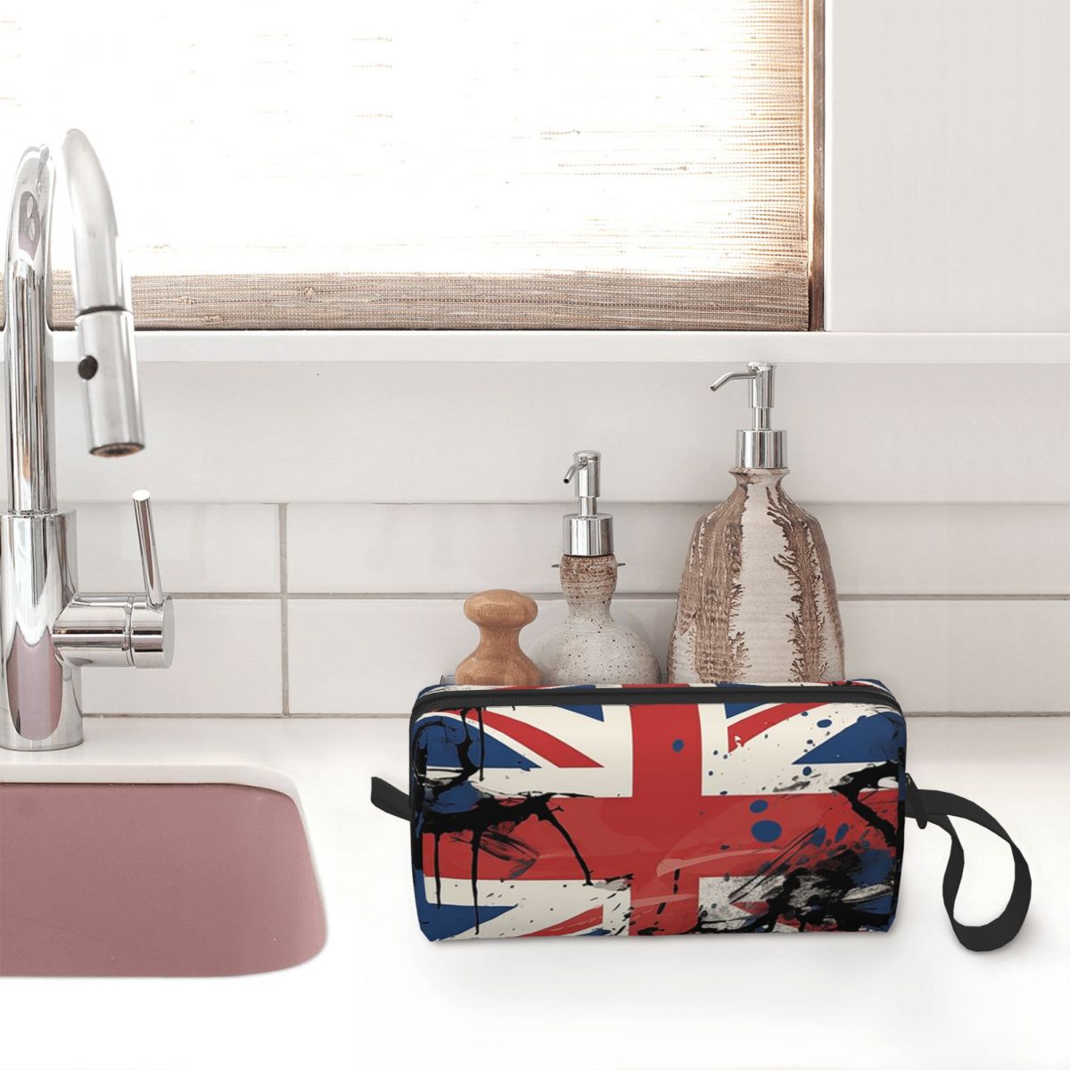 Borsa per il trucco con bandie - Women Bags In Uk recensione e prezzo