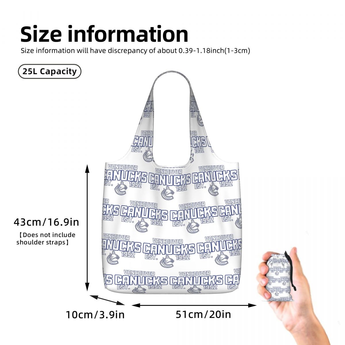 Borsa Shopper Vancouver Canuck - Women Bags Canada recensione e prezzo