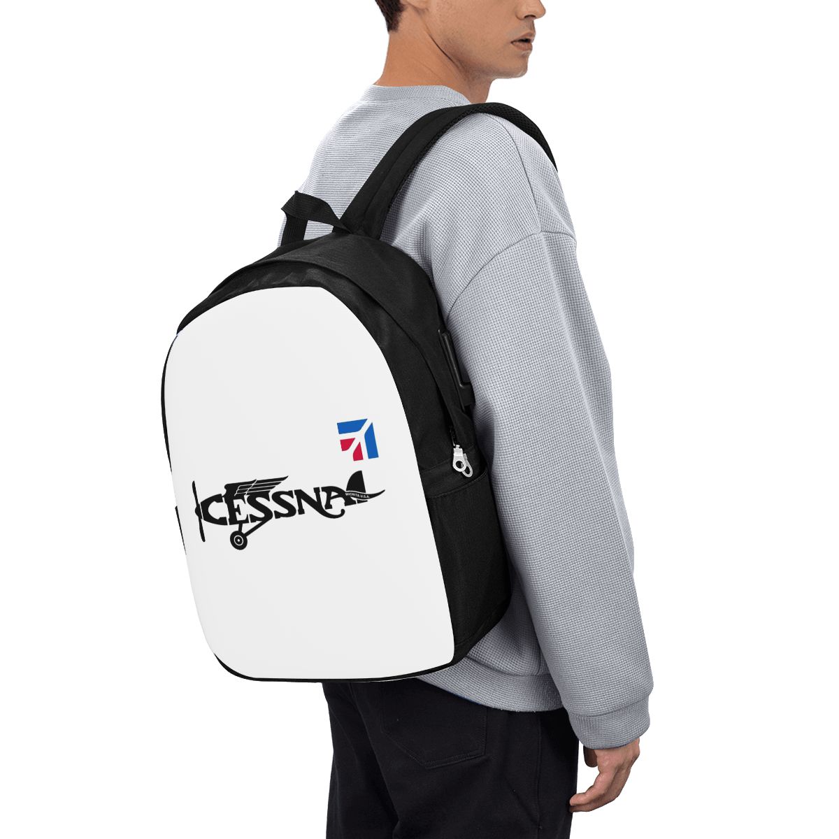 Zaino con logo Cessna, borsa d - Women Bags College recensione e prezzo