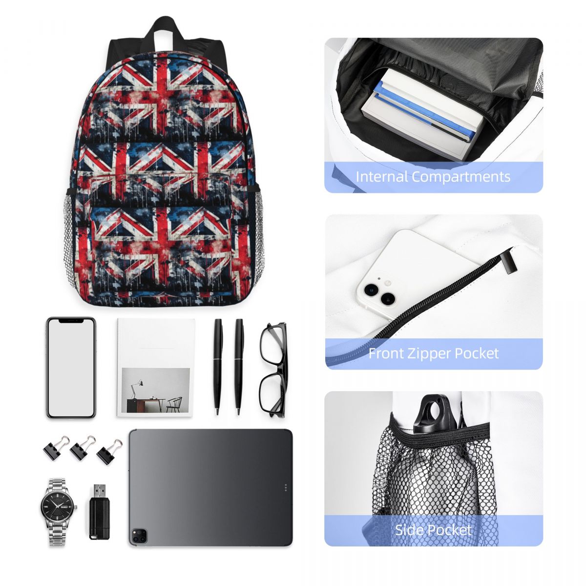 Zaino con texture effetto pitt - Women Bags In Uk recensione e prezzo