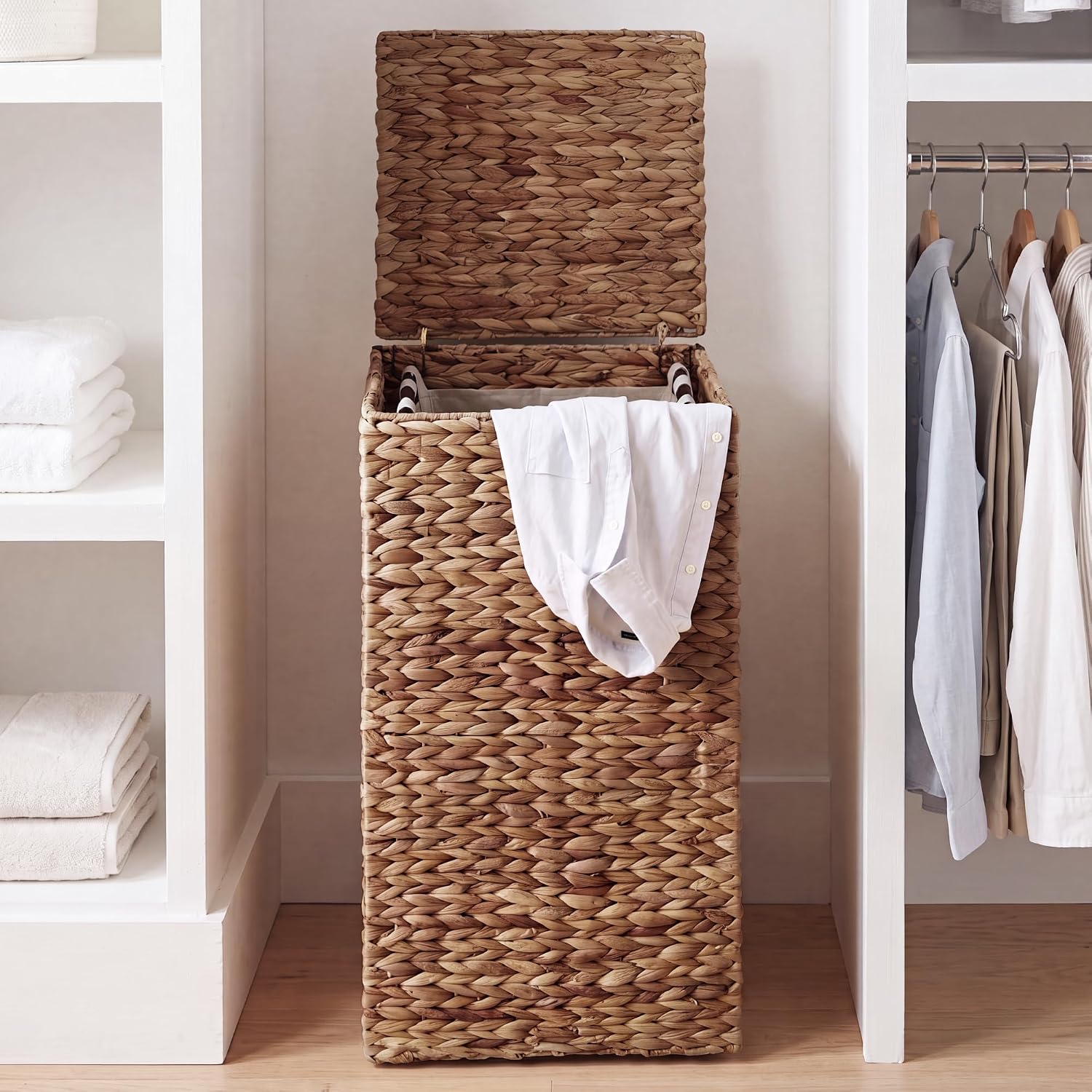 Cesto per la Biancheria con Co - Basket Bag Wicker recensione e prezzo