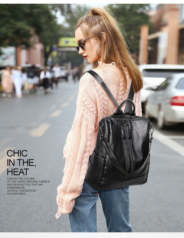 Zaino da donna in morbida pell - Women Bags For College recensione e prezzo