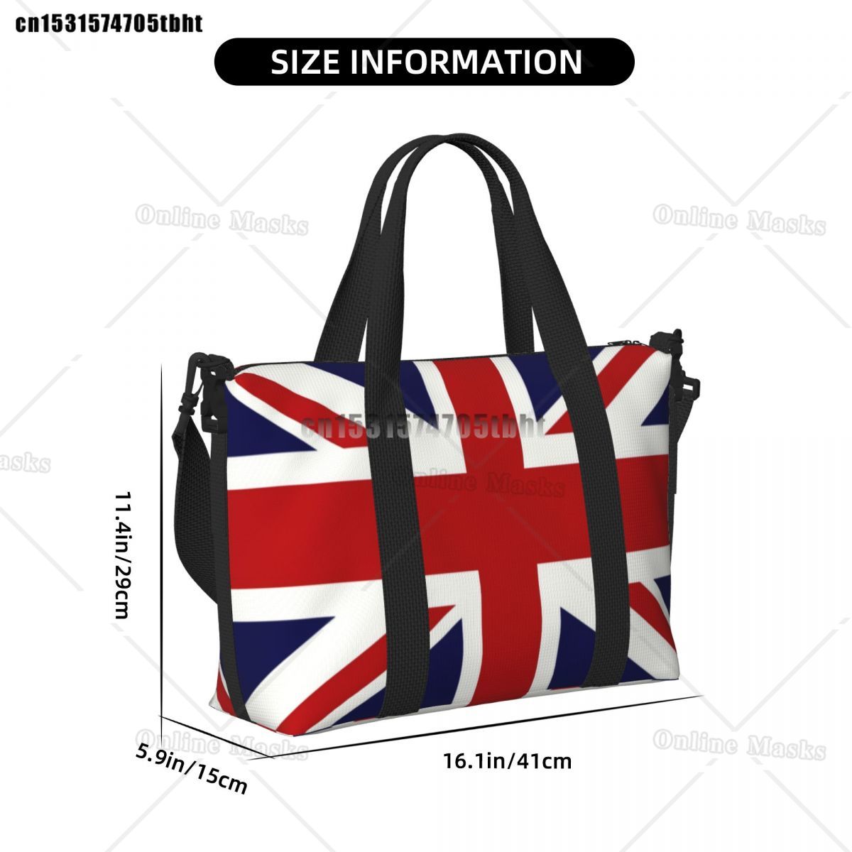 Borsa tote da donna con bandie - Women Bags In Uk recensione e prezzo
