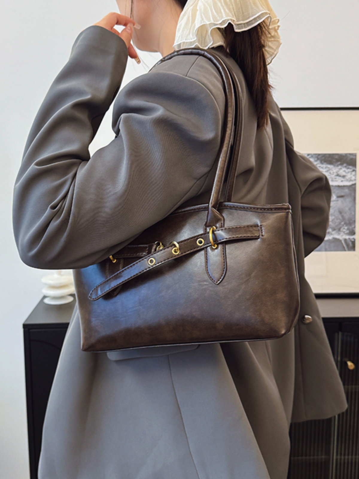 Borsa a tracolla retrò grande  - Women'S Elle Bags recensione e prezzo