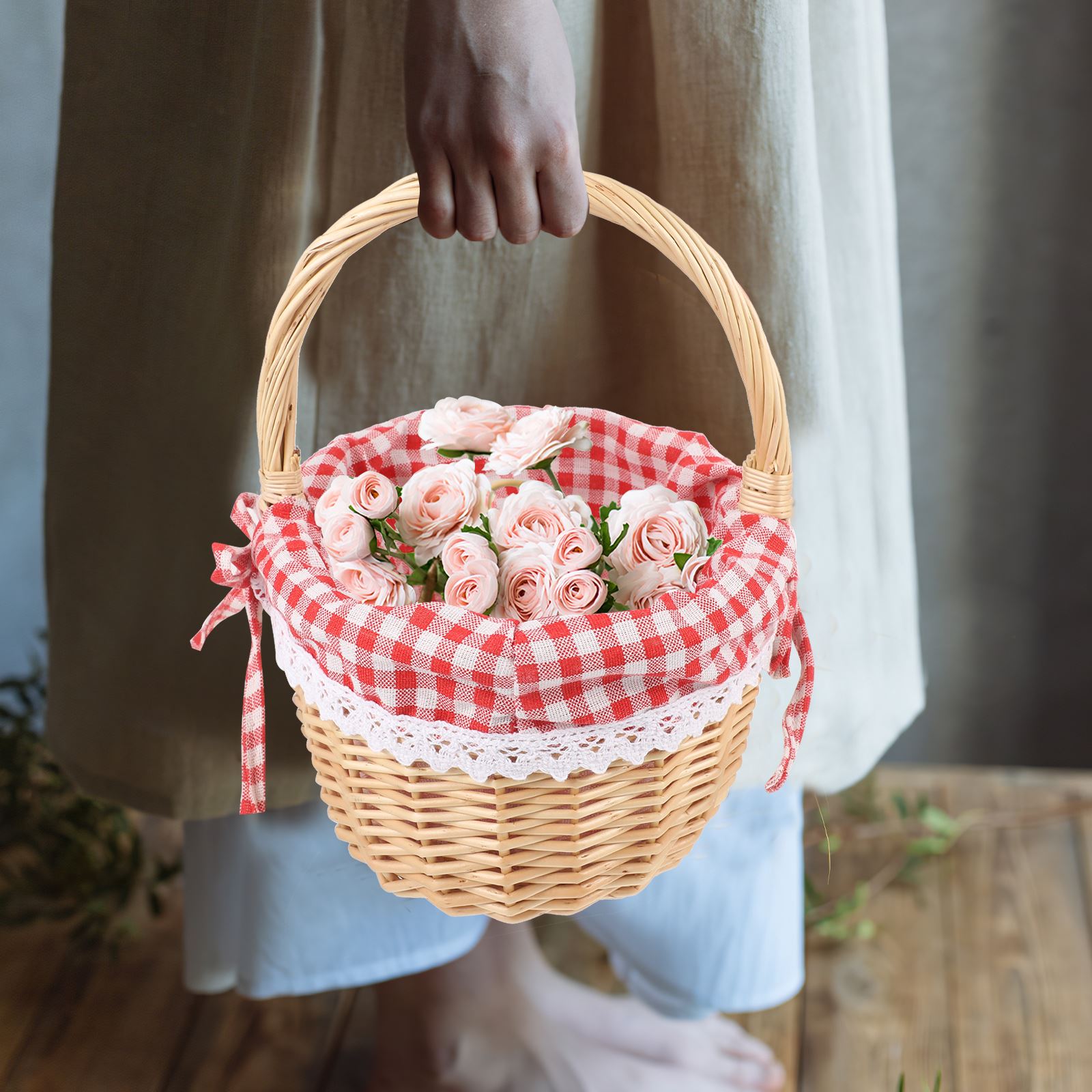 Zerodeko Cappuccetto Rosso Ces - Basket Bag Wicker recensione e prezzo