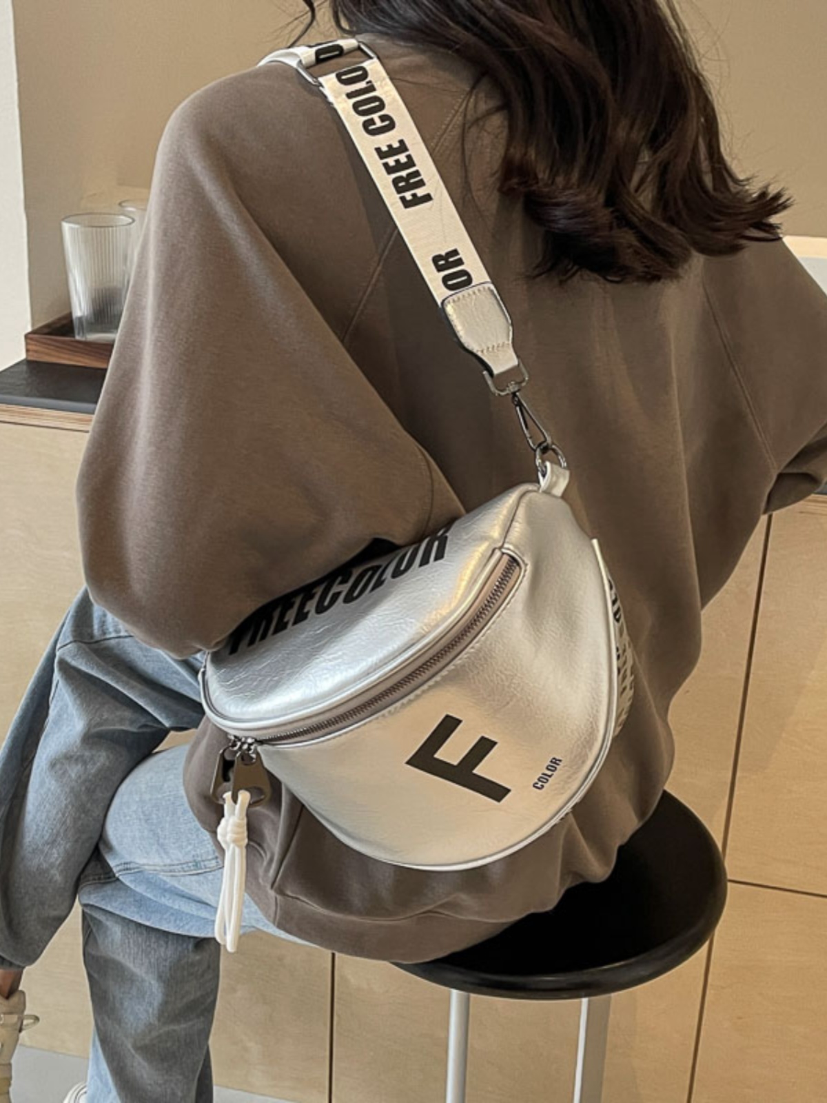 Borsa a tracolla ini con paill - Women'S Elle Bags recensione e prezzo