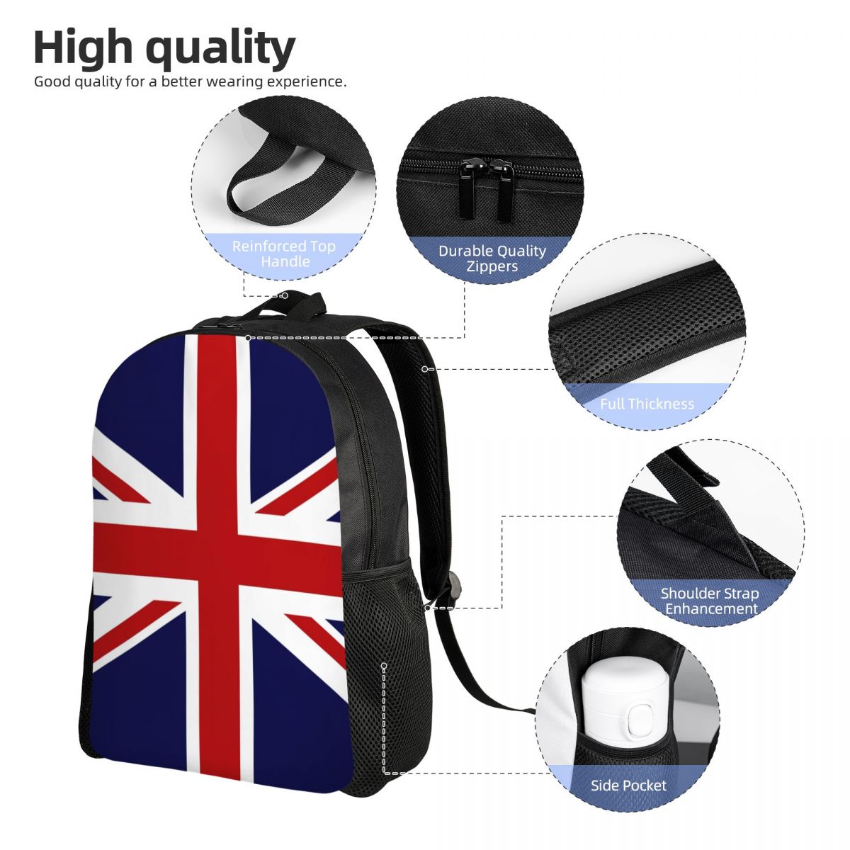Zaino Union Jack Flag Of The U - Women Bags In Uk recensione e prezzo