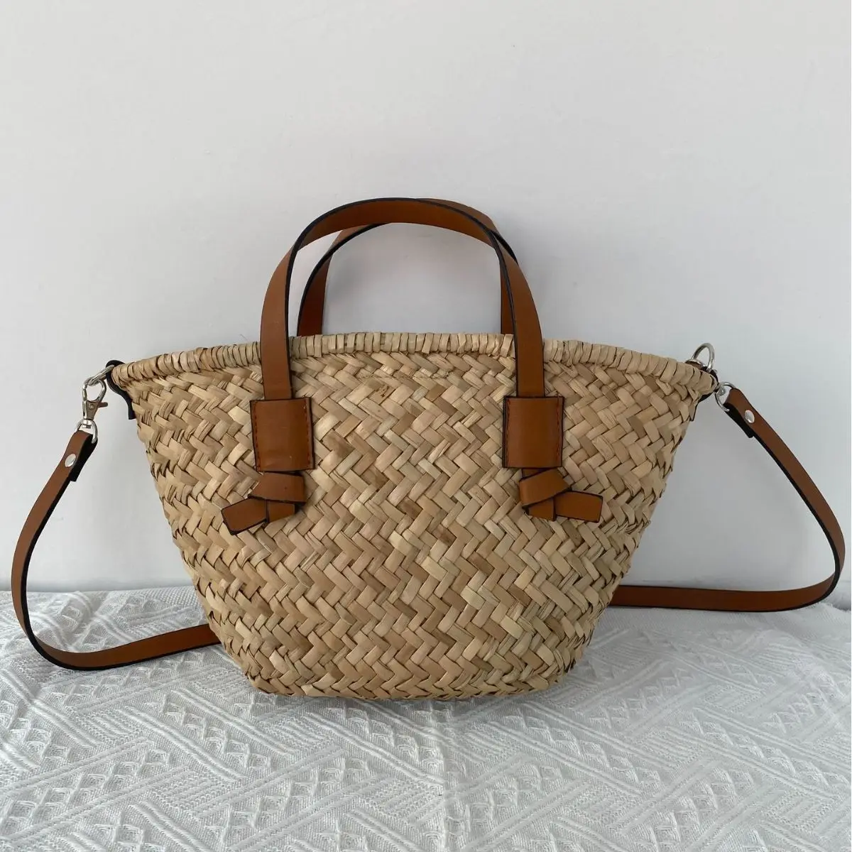 Borsa a cesto di paglia bohémi - Basket Bag Wicker recensione e prezzo