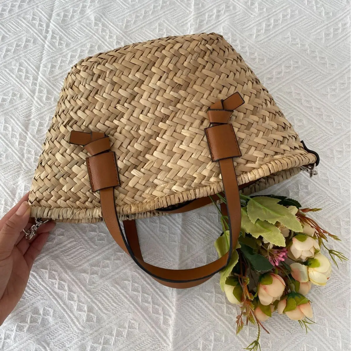 Borsa a cesto di paglia bohémi - Basket Bag Wicker recensione e prezzo