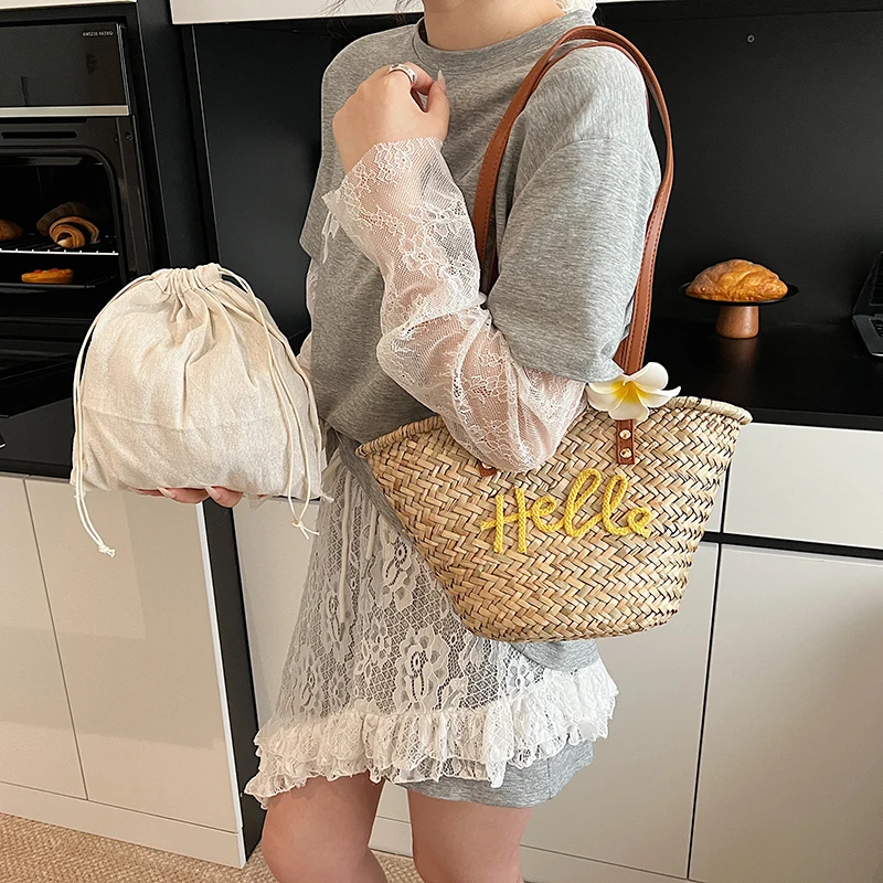 Borse casual in cestino intrec - Basket Bag Wicker recensione e prezzo